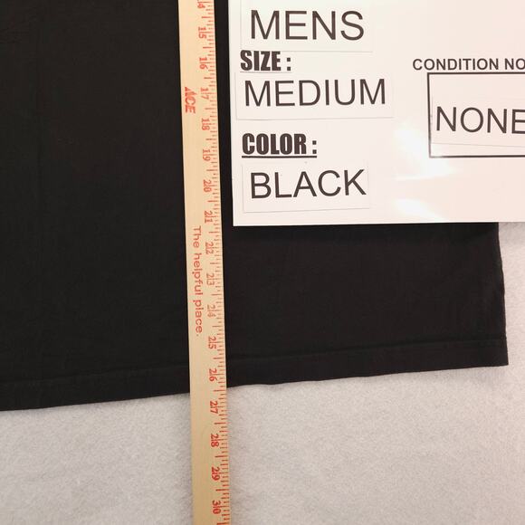 Teddy Frewsh Graphic Short Sleeve Crew Neck T Shirt Mens Size Medium M Black - Picture 8 of 9